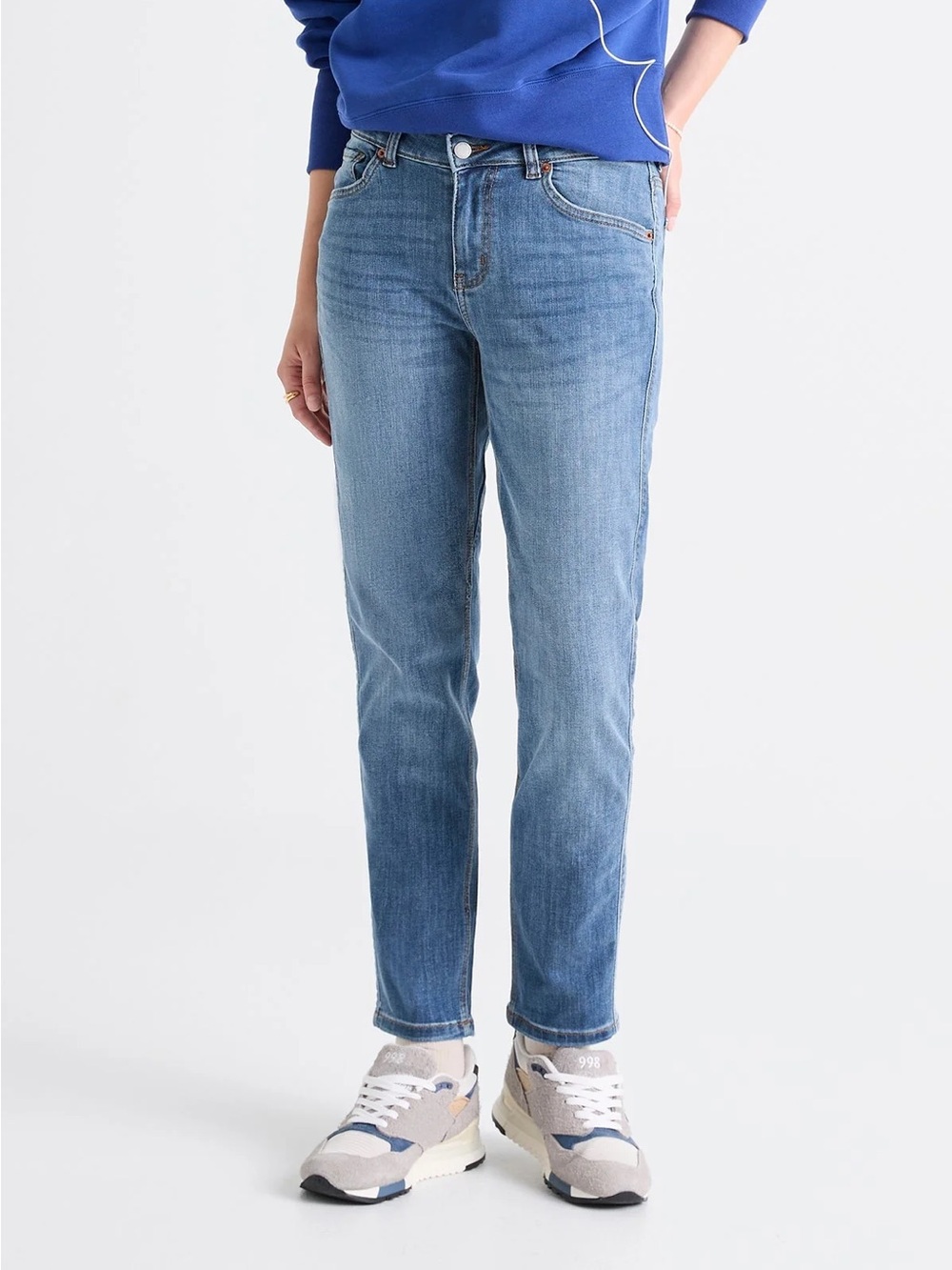 DU/ER| Performance Denim Girlfriend Vintage Light Stone Jeans
